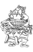 Astrix En Obelix kleurplaat 28